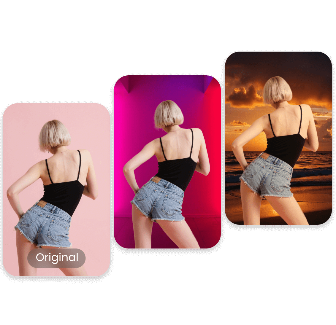 Custom background twerking example
